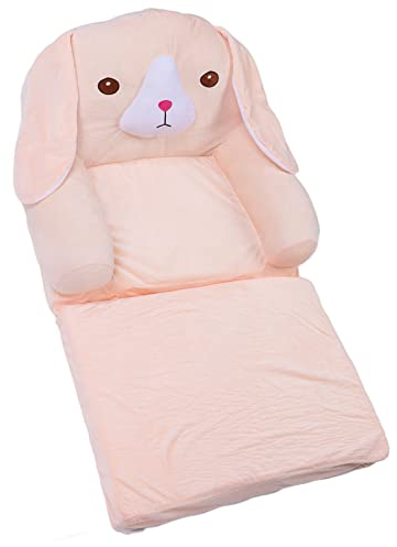 Faltbares Kindersofa, Ausklappbare Kindercouch, Ausziehbare Kindercouch aus Rosa Schwamm, Weiches, Aufklappbares Kindersofa für Zuhause, Hotel, Kindergarten, Faltbares Kindersofa für(2 Ebenen)