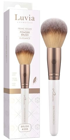 Professioneller Make-up Pinsel Luvia, Puder Schminkpinsel, Puder Pinsel für das Gesicht, veganer Kosmetikpinsel, 208 // Powder Brush - Elegance