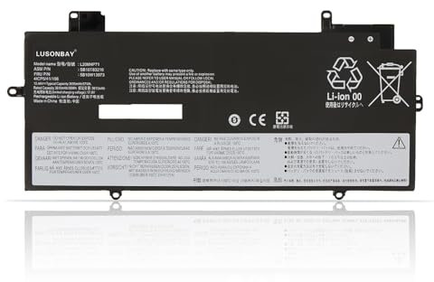 LUSONBAY L20M4P71 SB10T83217 Batteria per PC portatile Lenovo ThinkPad X1 Carbon 9th 10th Gen X1 Yoga 6th 7th Gen 2021 Series 5B10W13974 L20M4P71 SB10T83216 L20D4P71 SB1 SB1 SB1 0. T832 18 Notebook