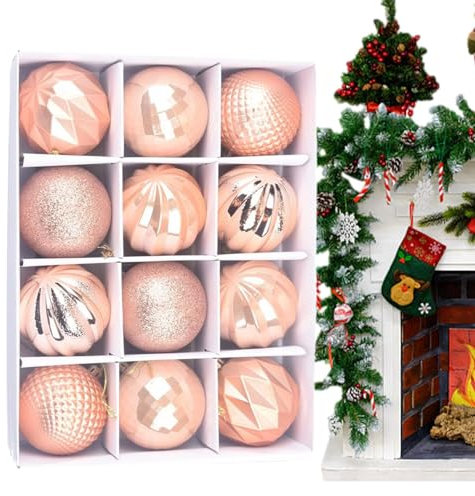 Weihnachtskugel-Ornamente, Elfen-Kugel-Ornament-Set – dekorative Weihnachtskugeln, Kugeln, Ornament-Set für den Außenbereich, Urlaub, , Heimdekorationen