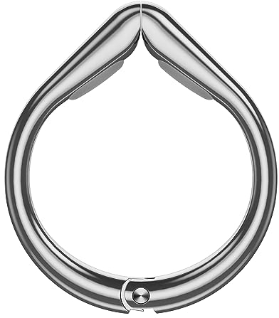 enGMOLPHY Taschenhaken, hält bis zu 15 kg, Geldbörsenhaken für Schreibtisch, unter Tisch, Bar, Handtaschenaufhänger, stilvoller Geldbörsenhalter, Aufbewahrungshaken, glänzendes Silber