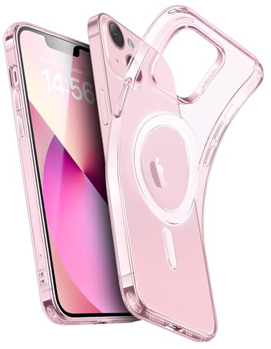 ESR for iPhone 14 Case iPhone 13 Case, Compatible with MagSafe, Military-Grade Protection, Resists Yellowing and Scratches, Magnetic Phone Case for iPhone 14 iPhone 13, Zero Series, Clear Purple