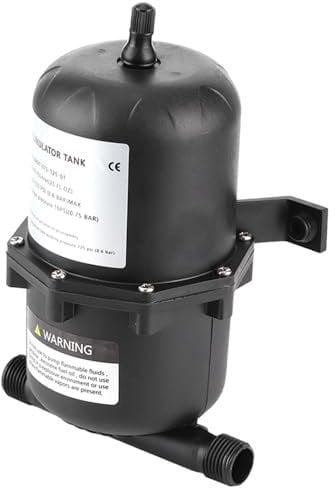 Serbatoio Accumulatore 125PSI per Barca Marina Camper, Controllo del Flusso della Pompa Dell'Acqua del Serbatoio Dell'accumulatore di Pressione da 0,75 Litri, di Acqua