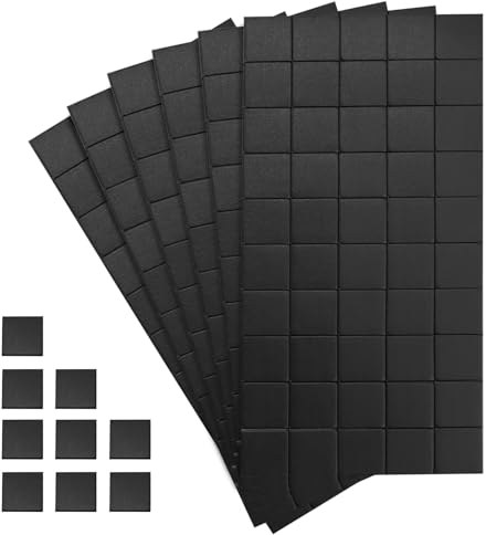 Suofuolef 300 Stück Magnetplättchen Selbstklebend, 10 x 10 mm Flache Magnete für Whiteboard, Pinnwand & Kühlschrank