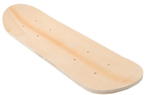 MOLUCKFU Dekoratives Skateboard-Deck-rohling Zum Bemalen 43 cm Ahornholz Skateboard-Spielzeug