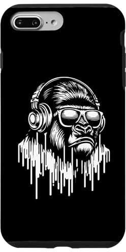 Carcasa para iPhone 7 Plus/8 Plus Auriculares Chimpancé