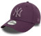 New Era MLB Kinderkappe New York Yankees Baseball Fan lila Metallic Logo Cap Junge Mädchen - Child