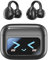M100 Clip On Ear Headphones, Intelligent Bluetooth Headphones with Touch Screen, Open Ear Headphones 5.4 Bluetooth, Active Noise Cancelling Wireless Earphones, Clip-On Headphones for Sports (Black)