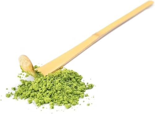 1Pc Brown 18cm Bamboo Matcha Scoop Japanese Chashaku Hooked Green Tea Spoon for Tea Ceremony, Tea Accessories, Coffee Espresso Scoops