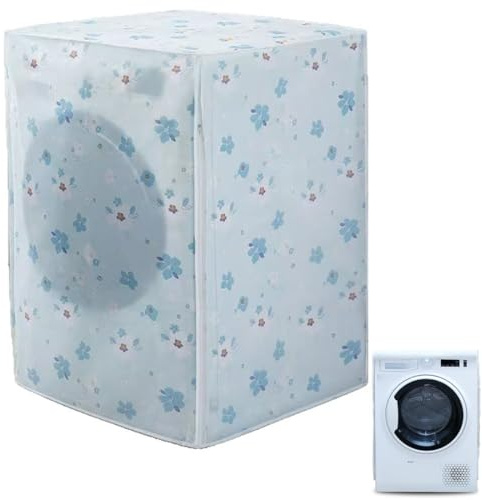 BIKPRST Funda Lavadora Exterior Impermeable,Protectora de Lluvia, Polvo y Sol para Extender la Vida Útil, para Lavadora de Carga Frontal, Tamaño: 63 x 62 x 85 cm