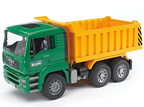bruder 02765 - MAN TGA Camion avec benne basculante, Camion, Véhicule de chantier