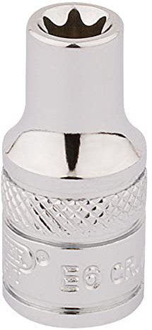 Draper 34066 TX-Star 1/4 Inch Square Drive E6 Socket