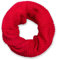 styleBREAKER Unisex Strick Loop Schal mit Patentmuster, Uni Feinstrick Schlauchschal, Winter Strickschal 01018152, Farbe:Rot