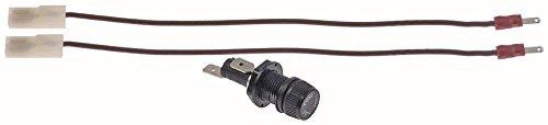 Unox Sicherungshalter für Heissluftofen XG813, XG413G, XG613G, XG613, XG813G Anschluss Faston 6,3mm 1-polig ø 16mm Einbau 13mm