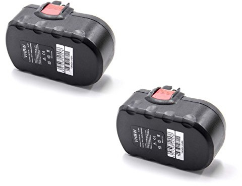 vhbw 2X Akku Ersatz für Bosch BAT026 | BAT025, BAT160, 2 610 909 020, 2 607 335 696, 2 607 335 688 für Werkzeug (3000 mAh, NiMH, 18 V)