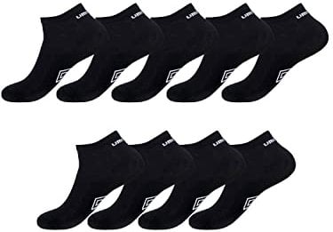 UMBRO Confezione da 9 Paia di Calzini Sneaker da Uomo Taglia 43/46