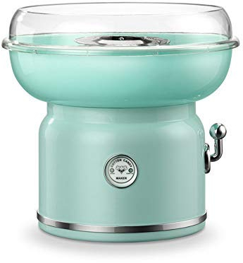 TITO Electircial Candyfloss Making Machine, Cotton Sugar Candy Floss Maker, Food Grade Material Manual Remote Sensing Switch DIY Kids Gift Kitchen Appliances (Blue)