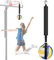 TOBWOLF Volleyball Spike Trainer, Volleyball Spike Trainingssystem für Basketballkorb, Volleyballausrüstung Trainingshilfe Verbessert Serving, Springen, Armschaukel Mechanik und Spikingkraft