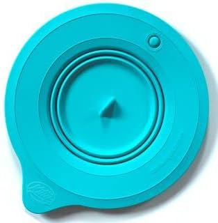 Kitty Professional Silikon Frischhaltedeckel Überzieher, spülmaschinenfest | Kompatibel mit Kitchen Aid mit Airlock-Ventil für 3l 4,3l 4,8l Rührschüsseln (aquamarin)