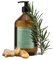 Jean & Len Desinfektionsmittel für Hände, Hautschonender Hand Sanitizer mit Pflege-Formel, für hygienisch reine Hände, Desinfektion mit frischem Rosemary & Ginger Duft, 500 ml Spender aus Glas