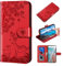 Bartern Handyhülle für iPhone 6 Plus/6s Plus Klappbar, Flip Phone Case,Magnetische Hülle mit Kartenfach Standfunktion Schutzhülle PU Leder Wallet Case für iPhone 6 Plus/6s Plus,Rot