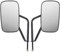 Rétroviseur de Charnière de Porte, Rétroviseur Latéral de Voiture avec Support adapté aux Accessoires de Voiture Jeep Wrangler JL JK TJ LJ YJ