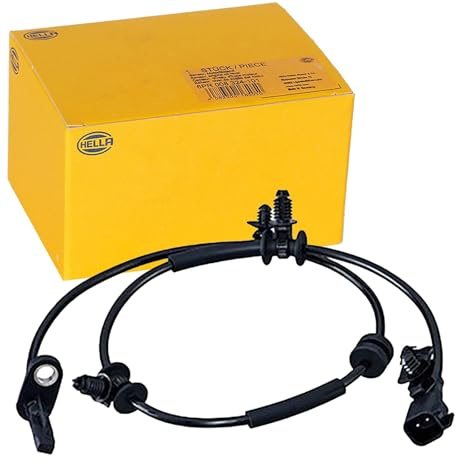 HELLA 6PU 358 218-381 ABS Sensor - Raddrehzahl - 2-polig - Vorderachse | Kompatibel mit: TESLA MODEL 3, MODEL Y