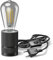 ledscom.de Tischlampe LITO, Schalter, schwarz, inkl. LED Lampe 240lm, extra-warmweiß