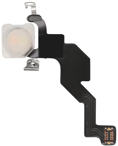 Risidamoy Flash Light Flex Cable Replacement for iPhone 13 Mini Repair Flashlight Part Connector Fix Mute Switch with Pre-Installed Metal Bracket Holder for A2626 A2628 A2629 A2630 A2481