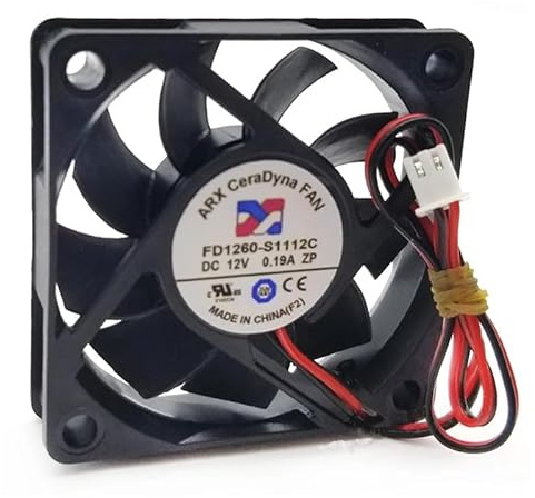 Senlifang Para Fd1260 - S1112c DC 12V 0.19a 60x60x15mm 2 pines Ventilador de refrigeración de servidor