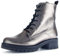 Gabor Damen Schnürstiefeletten, Frauen Stiefeletten,schnürboots,reißverschluss,Boots,Stiefel,Bootee,Booties,Acciaio (Micro),41 EU / 7.5 UK