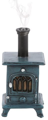 Rustic Miniature Stove Incense Cone Burner - Festive Decor & Fragrance | Compact, Functional & Easy to Use | Adds Holiday Charm to Any Room | Great for Gifting!