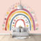 350x256cm Fototapete, Cartoon Malerei Regenbogen Vlies Tapeten, Selbstklebende Tapete für Wohnzimmer & Schlafzimmer, Farbe Dekoration Fototapete