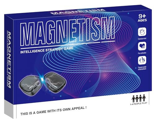 Kögler 81518 - Juego de ajedrez magnético con cuerda de ajedrez, juego magnético para toda la familia, de 1 a 4 jugadores, para niños y adultos