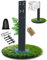 Schlauchbox Halterung zur Bodenmontage – Kompatibel mit GARDENA® Schlauchboxen & Gartenschlauch Trommeln – Wetterfester Ständer, Halter – pulverbeschichtet Anthrazit (RAL7016) – SPLYZER®