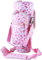 MENGSOOD Water Bottle Carrier Bag with Phone Pocket for Stanley 40 & 30 oz Tumbler with Handle,Pink leopard Water Bottle Holder with Adjustable Strap Compatible with Stanley Cup Accessories, Leopard