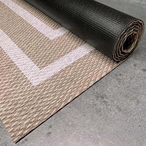 Vinyl Teppich Premium Qualität Innen & Außen Hochwertig Rechtecke 60x90 cm | Rutschfest abwaschbar wasserfest extra flach PVC Teppich für Küche Läufer Wohnzimmer Outdoor Flur Terrasse Bad STORESDECO
