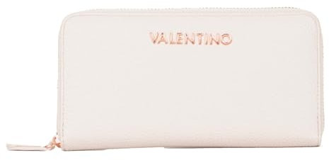 Valentino Scarlett Re Zip Around Wallet Ecru