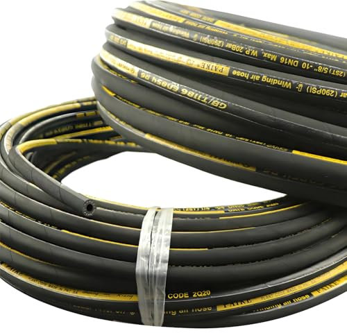 Tuyau de sablage de 3 m avec diamètre intérieur de 0,51 m, haute pression, résistant à l'abrasion et résistant à l'huile