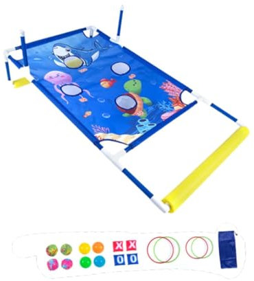 F Fityle Pool Bean Sandbag Toss Game Floats Swimming Pool -Spiel herausfordernder Sommerpool -Party -Gefälligkeiten außerhalb des Hofspiels Rasenspiel für