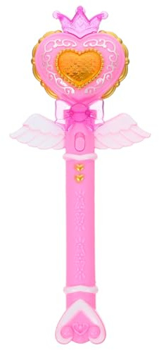 Mikinona Leuchtender Herz zauberstab für Mädchen Mini Fairy Stick mit Musik und Licht Kinderfreundliches Material Magisches Partyspielzeug Accessoire für Kostüm und Rollenspiel