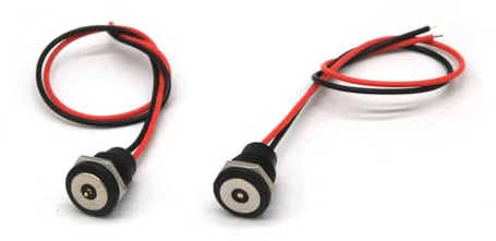 Einaus Magnetisk kabelkoppling, Magnetisk snabbkoppling, Han- och Hon-adapter, 10mm magnet med 14cm kabel, Magnetisk kabelkoppling, Snabbkoppling strömmagnet (1)