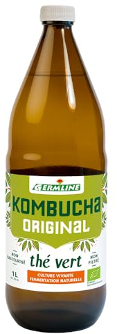 Germline – Kombucha Original au Thé Vert 1L | Fermentation Naturelle | Saveur Fraîche et Légèrement Acidulée
