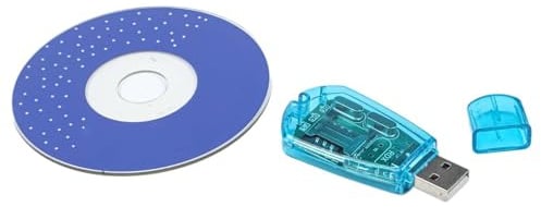 Serenophile USB-SIM-Kartenleser, Schreibgerät, Kopierer, Backup-Kit mit blauem Anschluss für Windows 98 für XP Vista, Bearbeiten von Telefonbuch, SMS, Nachrichten, Klingeltönen, Fotos