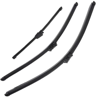 Escobilla Limpiaparabrisas Para Tiguan 2016 2015 2014 2013 2012 2011-2007 Juego De Limpiaparabrisas Delantero Y Trasero De 24 ''+ 21'' + 13''