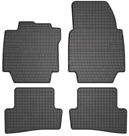 FROGUM 546931 Fußmatten Set Gummimatten Vorne und Hinten schwarz
