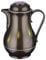 ROTPUNKT Isolierkanne 830 Christa 1,2 l | Zweifunktions-Drehverschluss | BPA-frei - gesundes Trinken | Made in Germany | Warm + Kalthaltung | Glaseinsatz | Black Honey