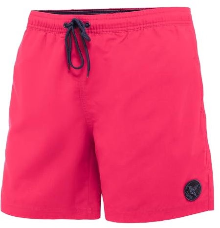 Ladeheid Costume Uomo Mare Classico Lunghezza con Taschino, Medium Drawstring, Fodera Rete, Costumi da Bagno, Boxer per la Spiaggia, la Piscina e Il Surf LA40-128 (Rosa, 3XL)