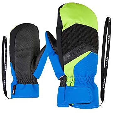 Ziener Jungen LABINOS AS(R) MITTEN glove junior Ski-handschuhe/Wintersport | Wasserdicht, Atmungsaktiv, persian blue, 7