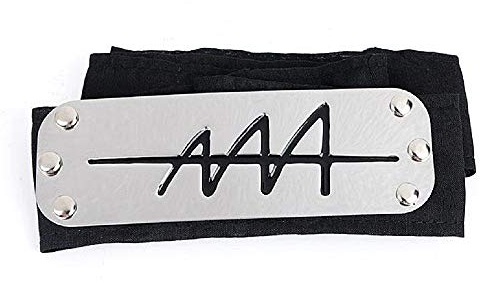Stirnband - stirnbedeckung - kopf - ningia - akatsuki - ketsu - ninja - anime - manga - cosplay - verkleidung - karneval - halloween - geschenkidee cosplay